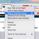 Adding tabs to a group is simple.